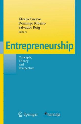 Cover for Entrepreneurship