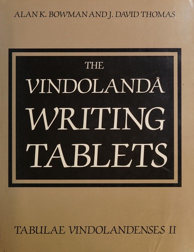 Cover for The Vindolanda writing tablets =