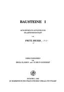 Cover for Bausteine