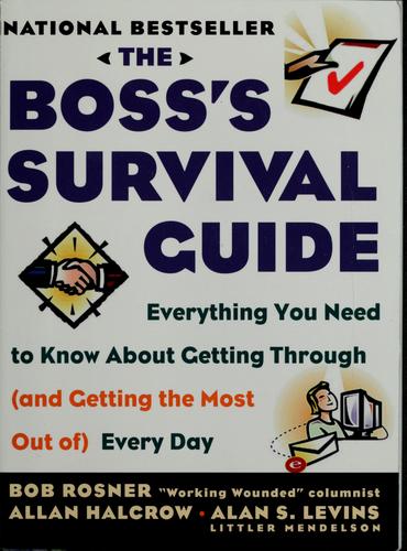 Cover for The boss's survival guide