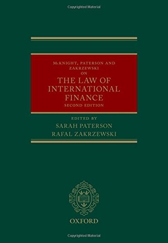 Cover for McKnight, Paterson, & Zakrzewski on the Law of International Finance