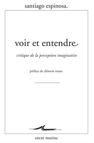 Cover for Voir et entendre
