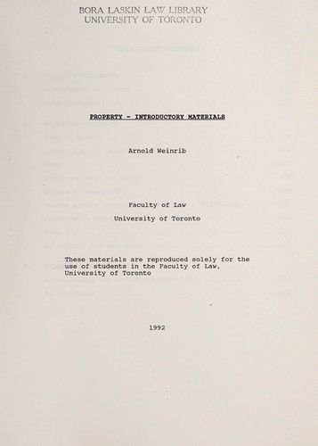 Cover for Property