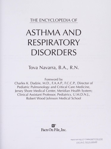 Cover for The encyclopedia of asthma and respiratory disorders