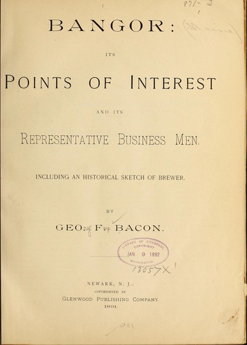 Cover for Bangor