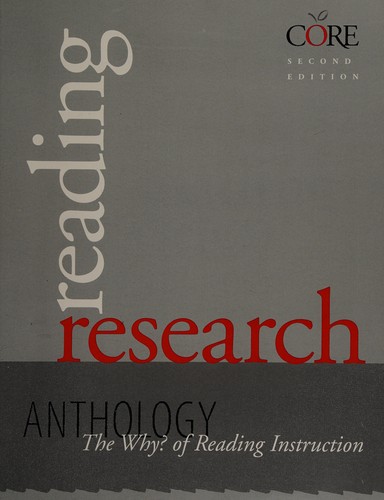 Cover for Reading research anthology
