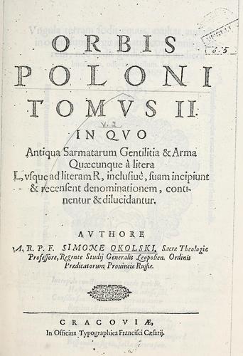 Cover for Orbis Polonvs
