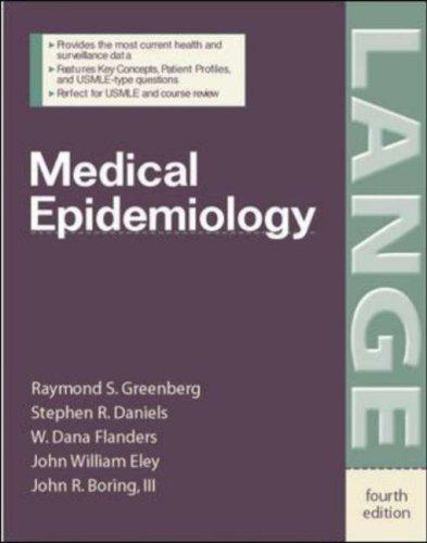 Cover for Medical epidemiology