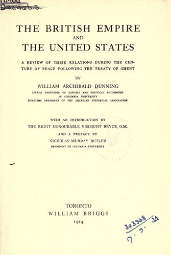 Cover for The British Empire and the United States