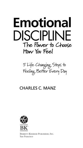 Cover for Emotional Discipline
