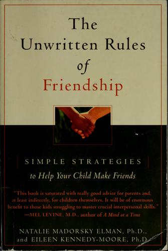 Cover for The unwritten rules of friendship