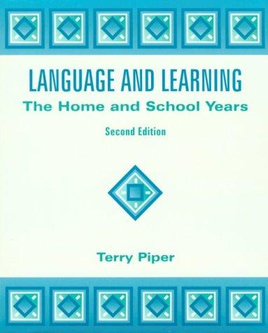 Cover for Language and learning