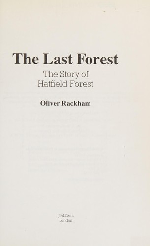Cover for The last forest