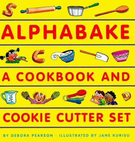 Cover for The alphabake cookbook and cookie cutter set