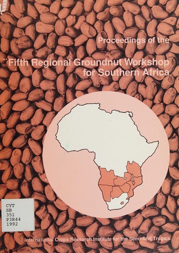 Cover for Proceedings of the Fifth Regional Groundnut Workshop for Southern Africa, 9-12 March, 1992, Lilongwe, Malawi