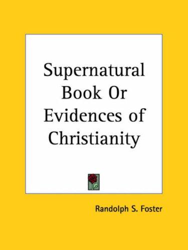 Cover for Supernatural Book or Evidences of Christianity
