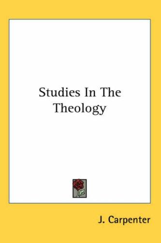 Cover for Studies in the Theology