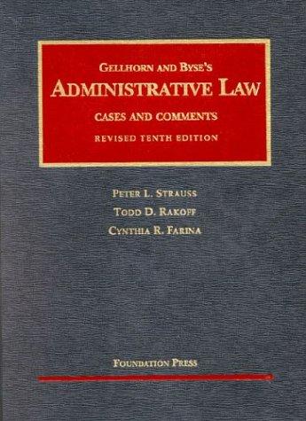 Cover for Gellhorn and Byse's administrative law