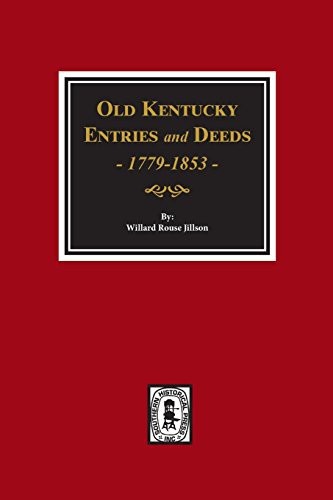 Cover for Old Kentucky Entries and Deeds, 1779-1853.