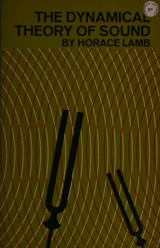 Cover for The dynamical theory of sound.