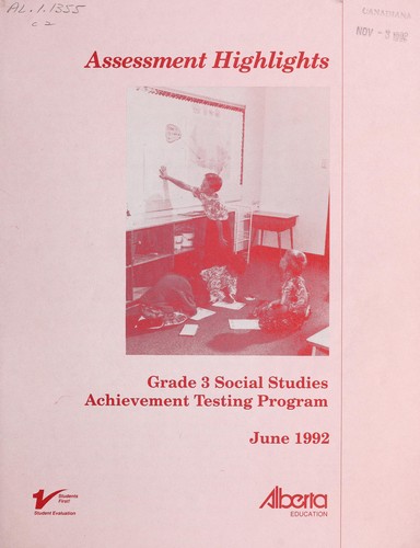 Cover for Assessment highlights
