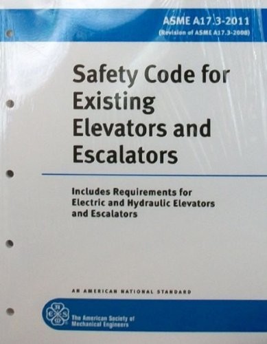 Cover for Safety Code for Existing Elevators and Escalators