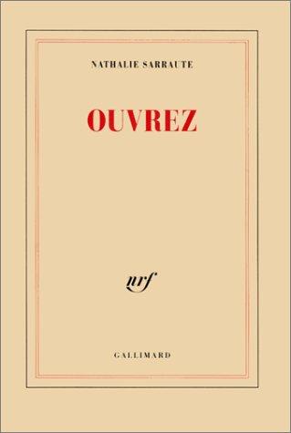 Cover for Ouvrez