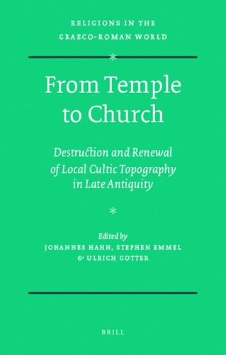 Cover for From temple to church