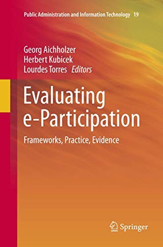 Cover for Evaluating e-Participation