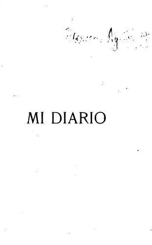 Cover for Mi diario.