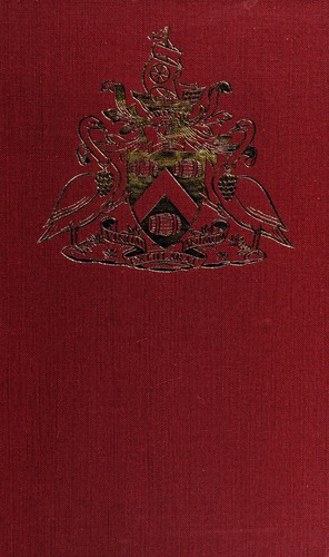 Cover for A history of the Vintners' Company