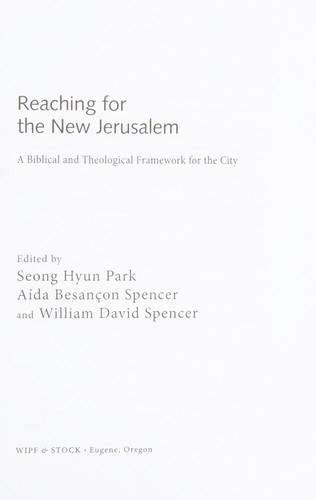 Cover for Reaching for the New Jerusalem