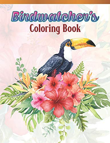 Cover for Birdwatcher's Coloring Book