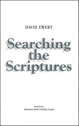 Cover for Searching the Scriptures