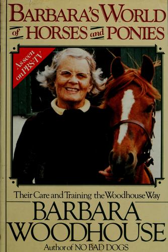 Cover for Barbara's world of horses and ponies
