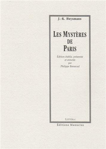 Cover for LES MYSTERES DE PARIS