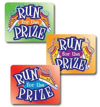 Cover for Run for the Prize Reward Stickers