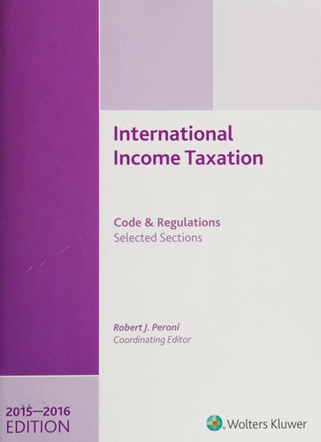 Cover for International Income Taxation