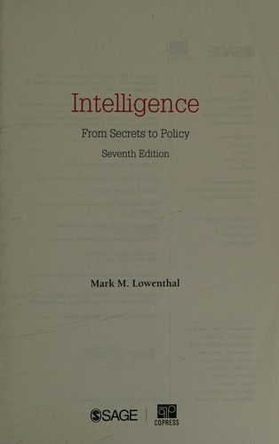 Cover for Intelligence