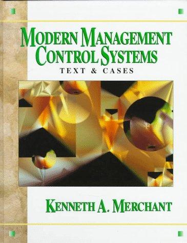 Cover for Modern Management Control Systems