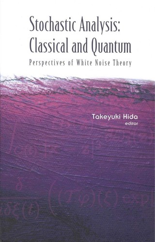 Cover for Stochastic analysis