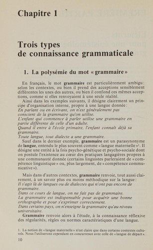 Cover for Grammaires et didactique des langues