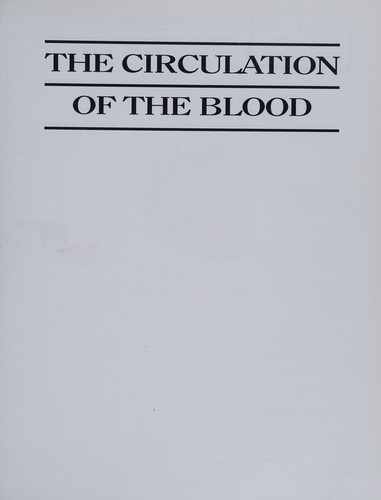 Cover for The Circulation of the Blood (Invisible World)