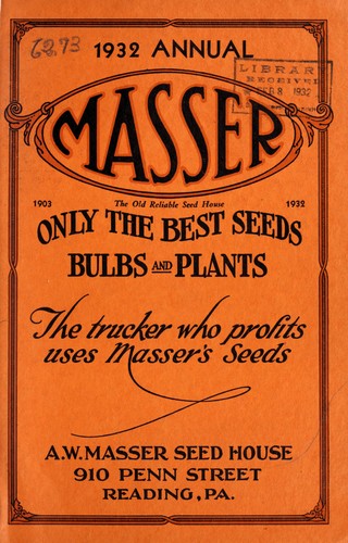 Cover for 1932 annual