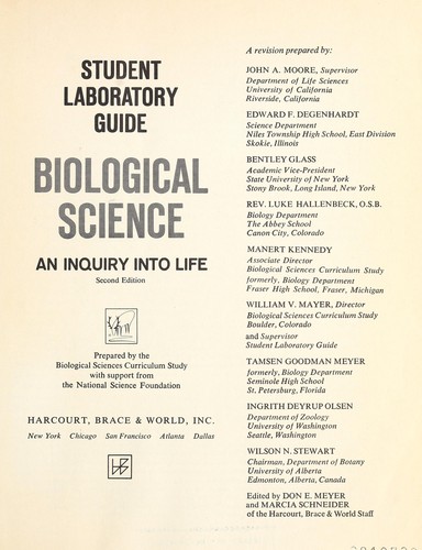Cover for Student laboratory guide