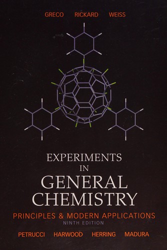 Cover for Experiments in General chemistry--principles & modern applications, Petrucci, Harwood, Herring, Madura.