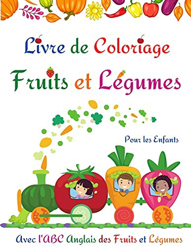 Cover for Livre de Coloriage Fruits et Légumes