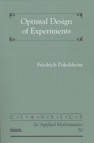 Cover for Optimal design of experiments