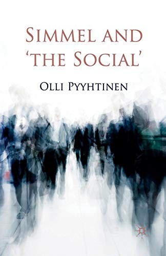 Cover for Simmel and 'the Social'