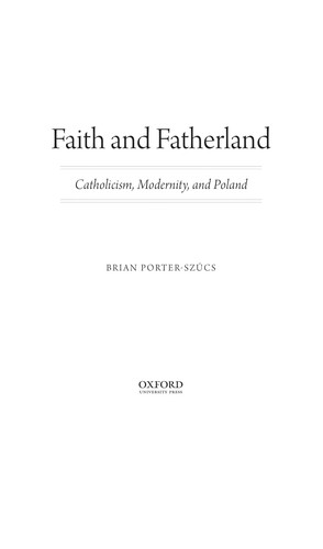 Cover for Faith and fatherland